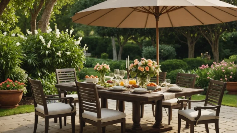 Ambiance Conviviale et Raffinée : Le Parasol Bois Déporté pour vos Plaisirs Gourmands