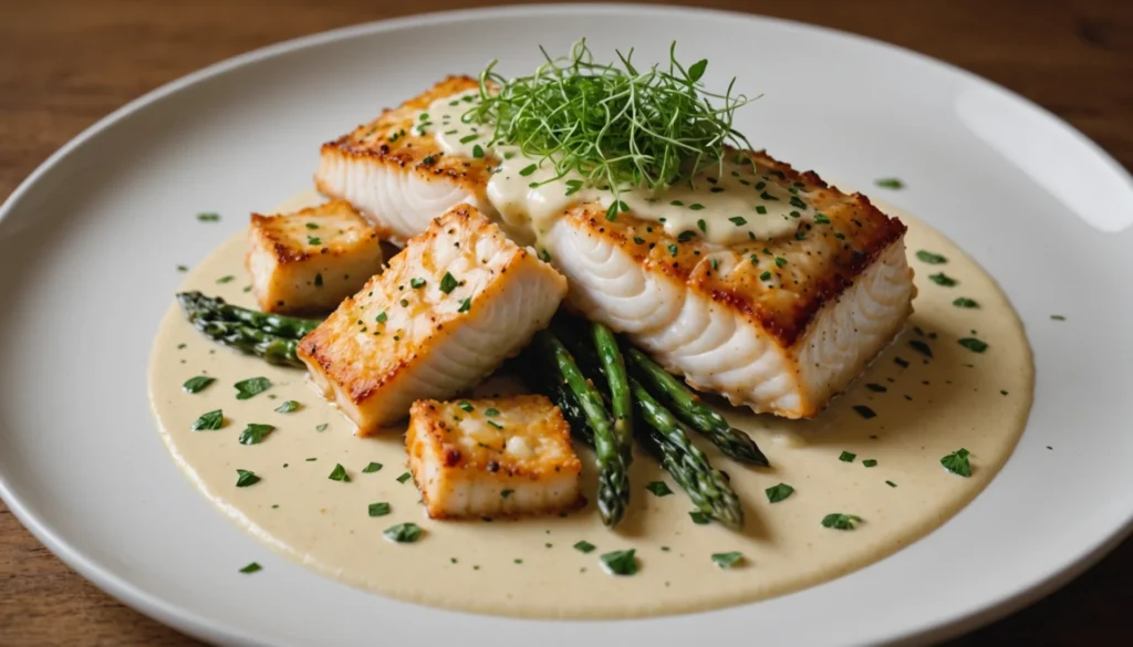 filet de lingue à la crème