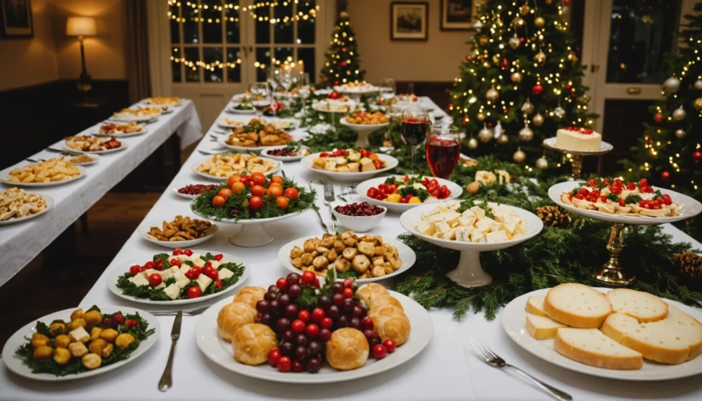 bien organiser son buffet de noel en entreprise