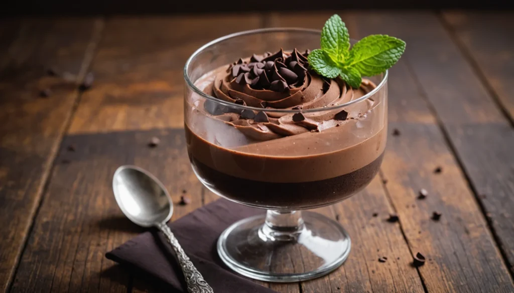mousse chocolat sans lait