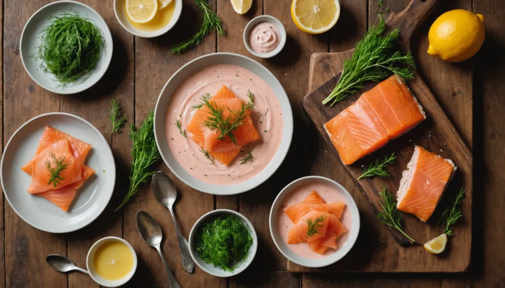 sauce gravlax yaourt