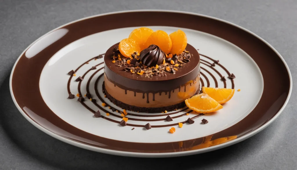 cake orange chocolat