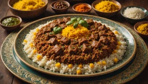 recette riz viande hachée marocaine