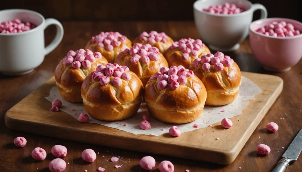 brioche aux pralines roses thermomix